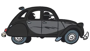 La Deuch en Vadrouille à Narbonne - location et Balades en 2CV - découvrez notre modèle Charleston